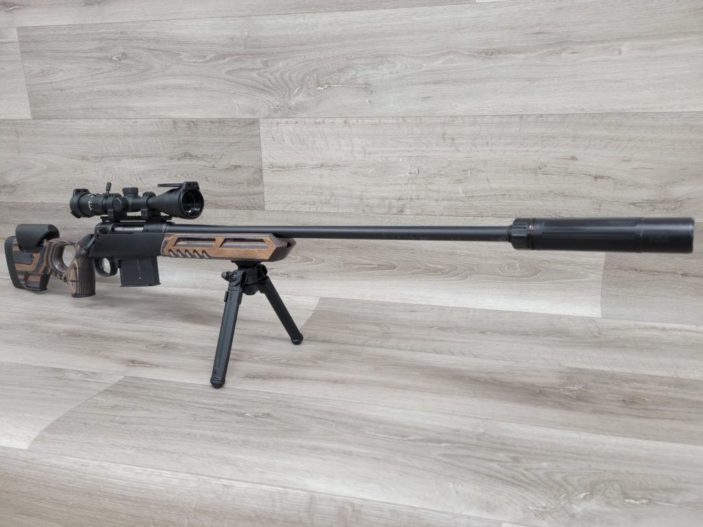 Savage 110 338 Lapua Precision Chassis Rifle w/Scope - Marinette ...