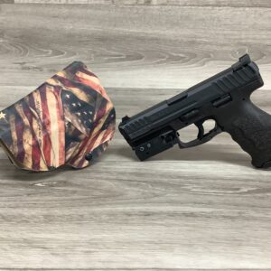 HECKLER AND KOCH VP9 9MM PISTOL WITH RIGHT HAND HOLSTER