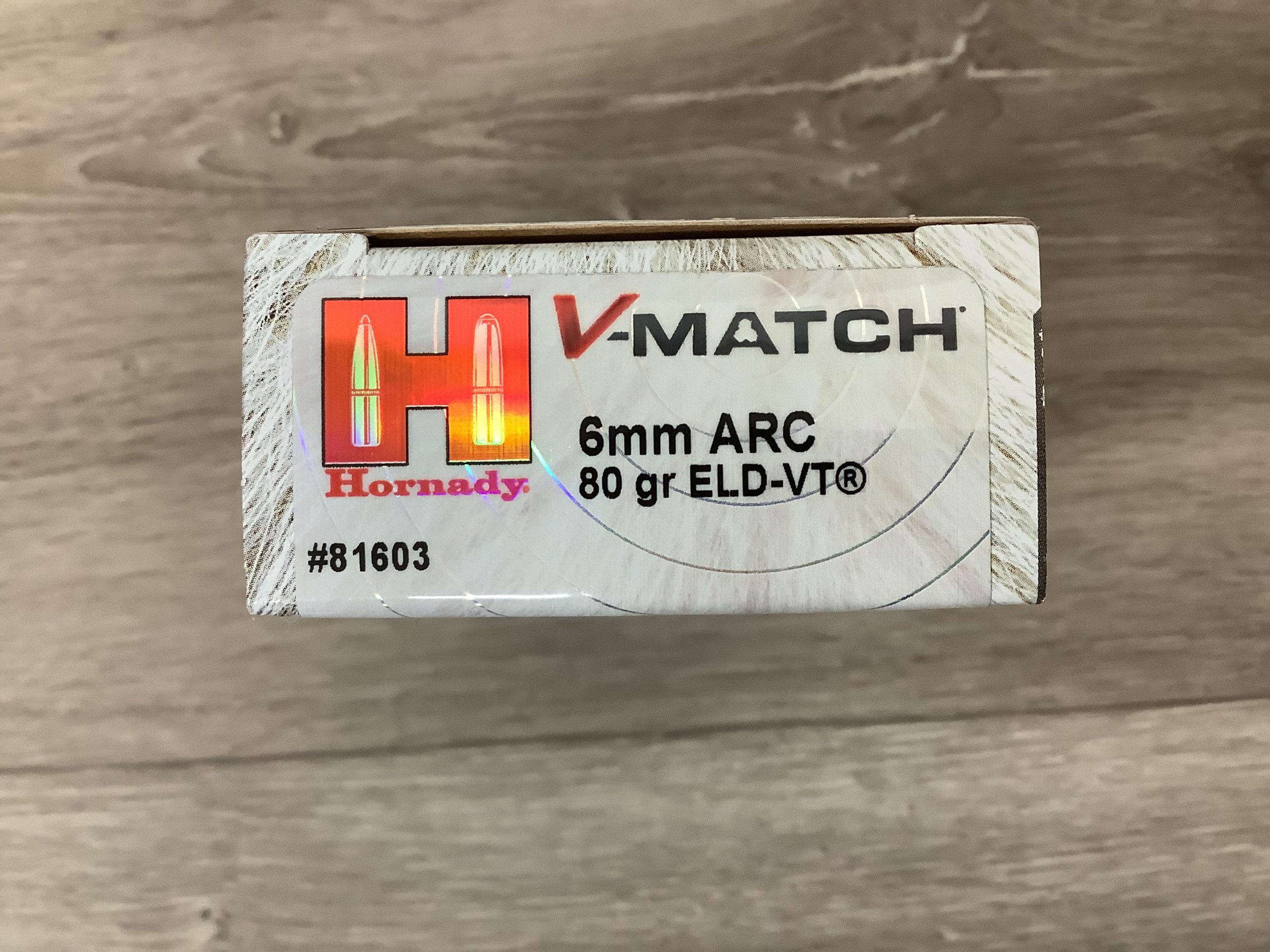 Hornady, V-MATCH, 6MM ARC, 80 Grain, ELD-VT, 20 Round Box - Image 3